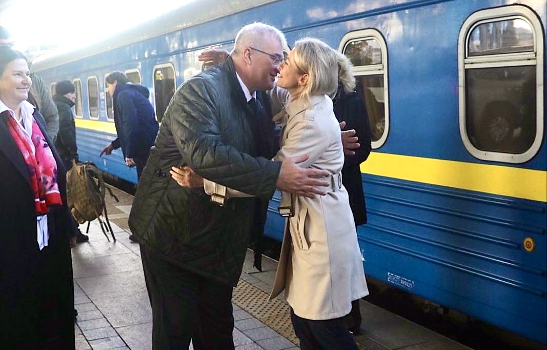 Kaya Kallas Kiyevdədir