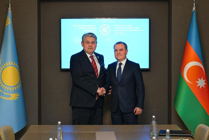 Байрамов и Кошербаев провели переговоры в Габале