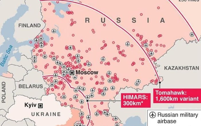 Tomahawk на старте: почти 2000 российских объектов в зоне удара