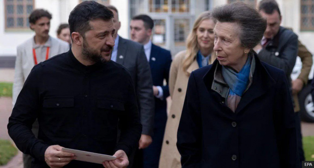 Британская принцесса Анна посетила Киев