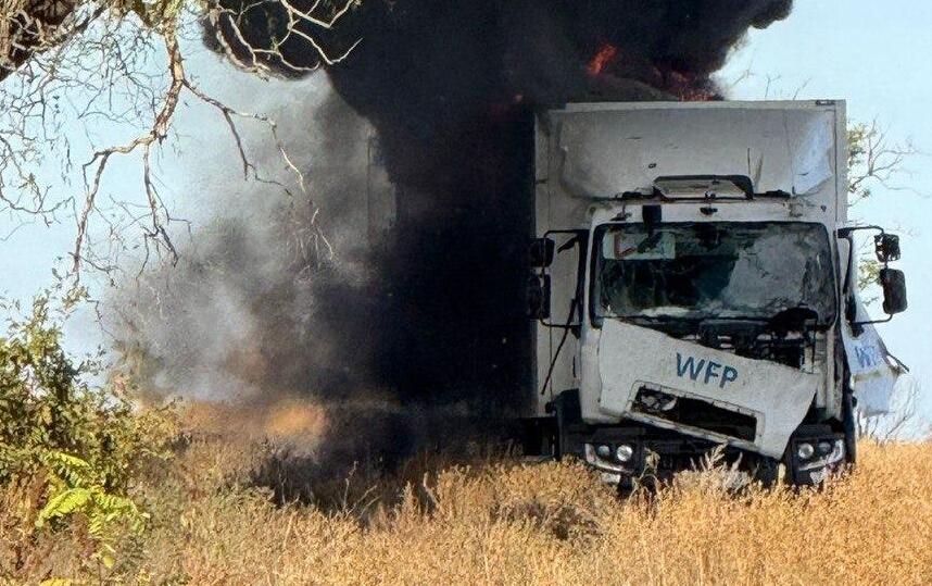 Россия обстреляла грузовики ООН с гуманитарной помощью