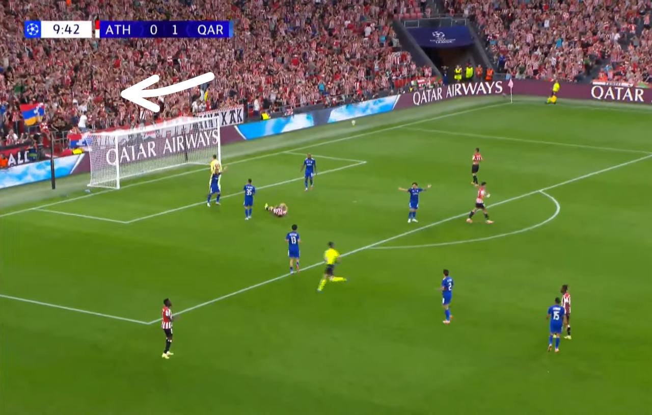 Скандал на матче «Карабаха» в Испании: флаги сепаратистов на трибуне