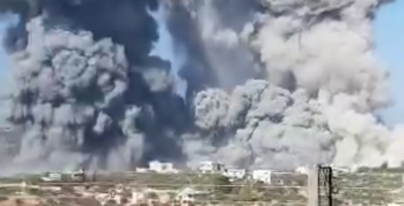 Мощный взрыв прогремел в Идлибе