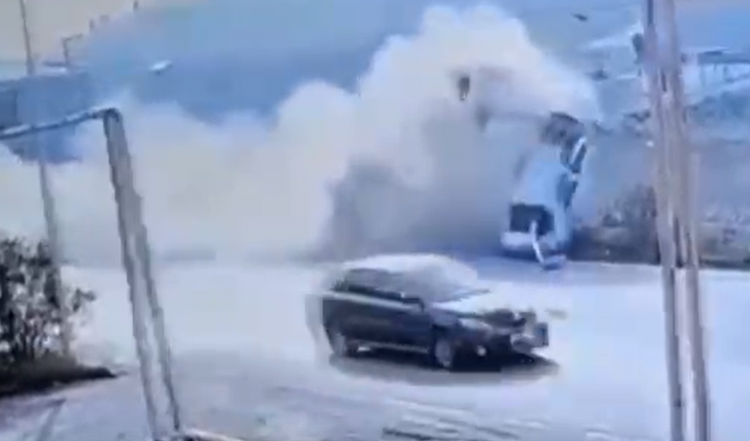 Смертельная авария в Баку попала на камеру