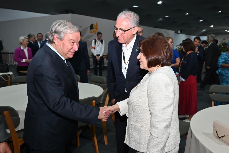 Гафарова на открытии Саммита Лидеров COP30