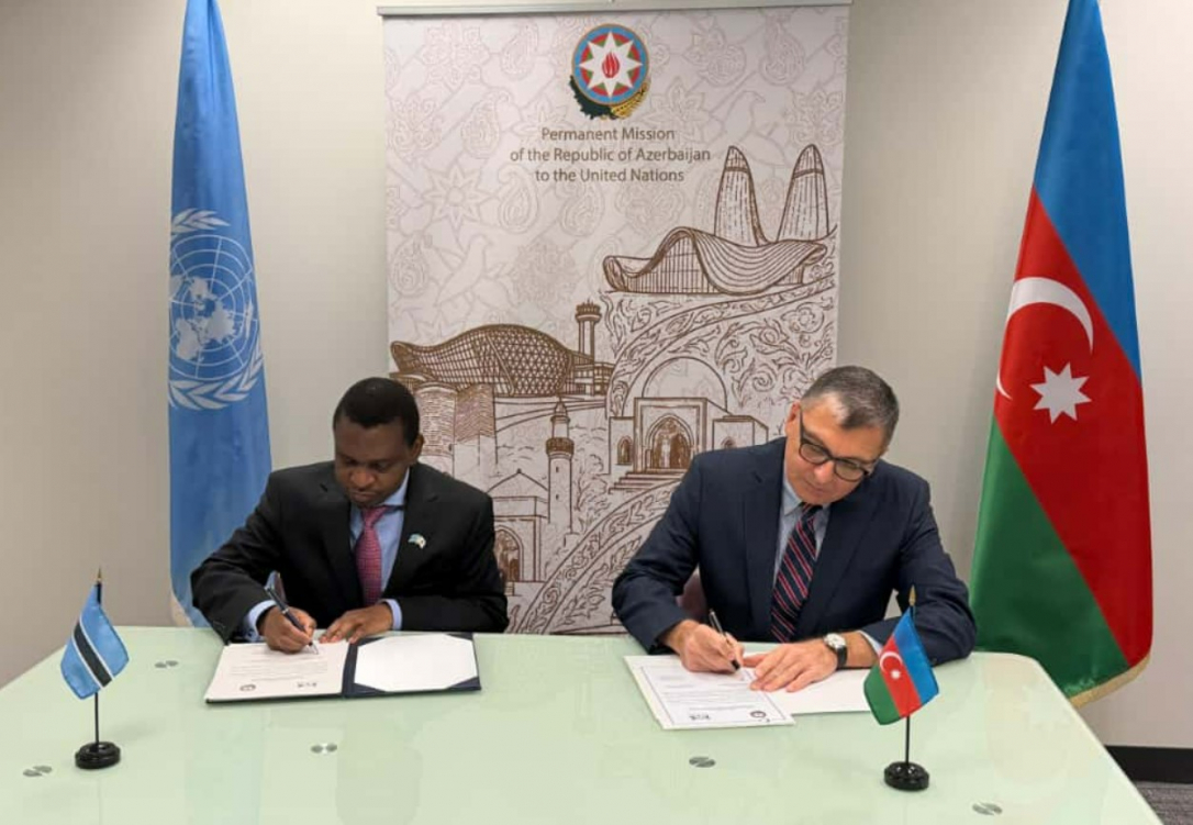 Азербайджан и Ботсвана подписали соглашение о дипломатических отношениях