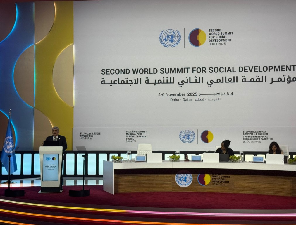 Шарифов представил Азербайджан на Всемирном социальном саммите ООН в Дохе