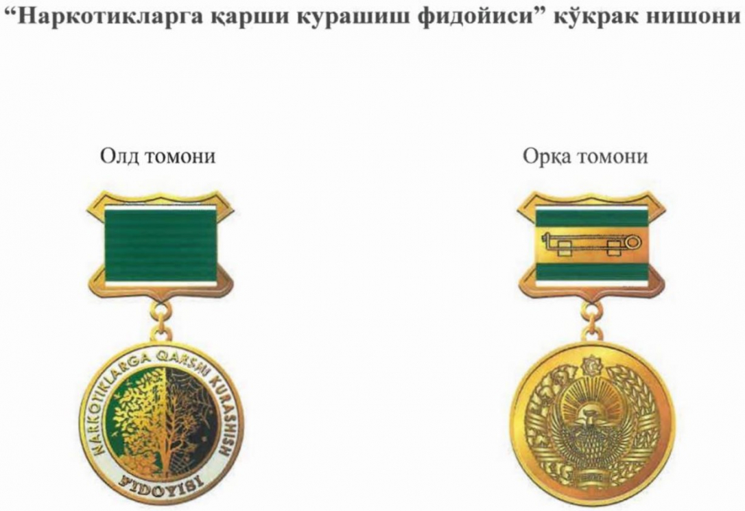 Герои борьбы с наркотиками получат нагрудные знаки в Узбекистане