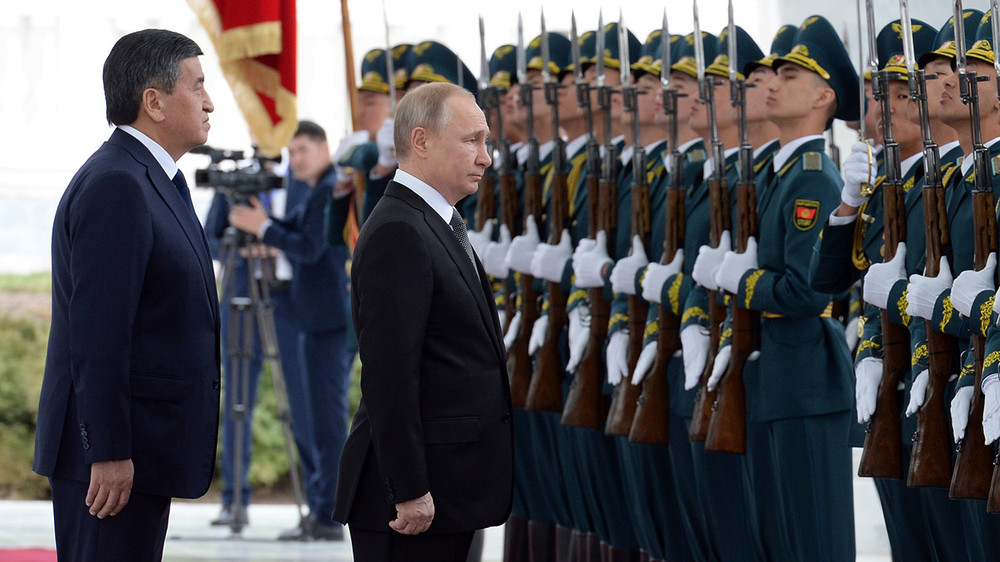 Путин заговорил на кыргызском языке