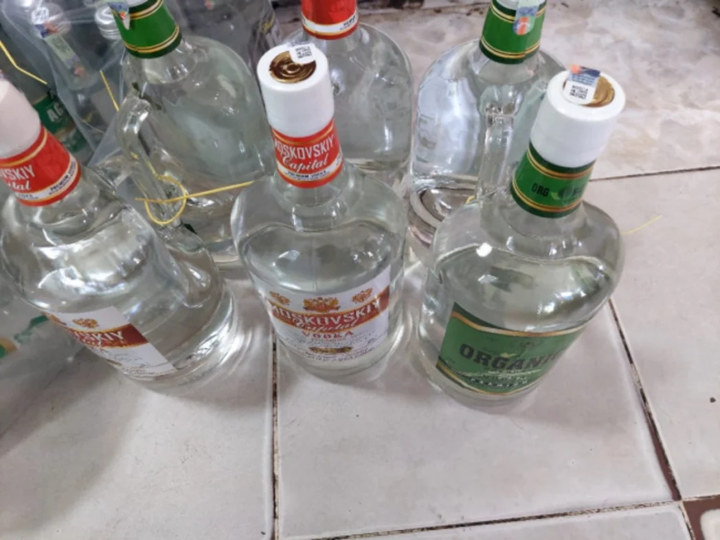 В Шамкире обнаружено большое количество контрафактной водки