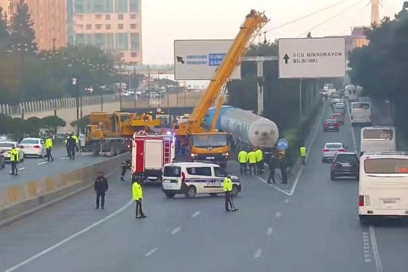 Движение по туннелю на Московском проспекте в направлении Сумгайыта восстановлено