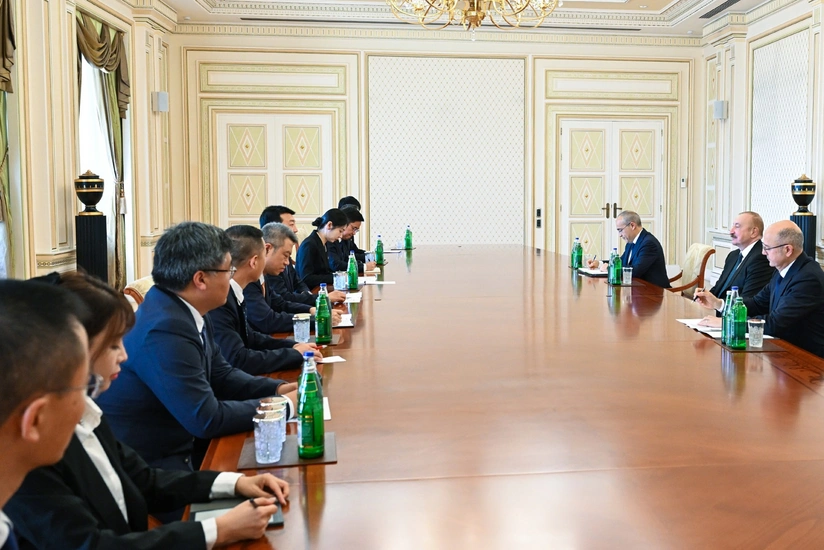 Ильхам Алиев принял делегацию китайской компании China Datang Corporation Ltd.