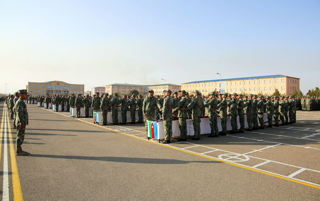 Новобранцы ВС Азербайджана поклялись в верности Родине