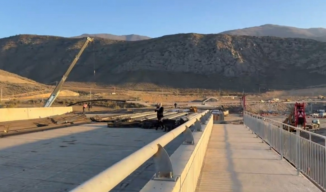 Хикмет Гаджиев показал ключевой мост Зангезурского коридора