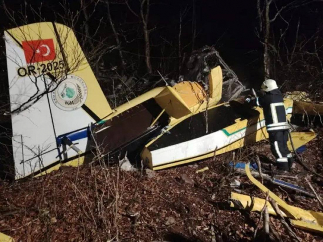 В Хорватии рухнул турецкий пожарный самолет