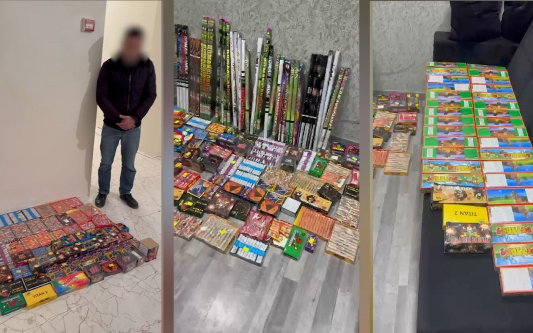 В Баку обнаружен склад пиротехники