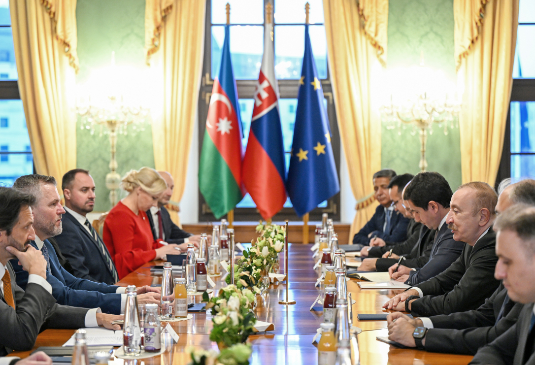 Алиев и Пеллегрини провели встречу в расширенном составе