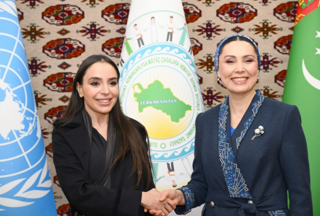 Лейла Алиева приняла участие в церемонии открытия в Туркменистане филиала Благотворительного фонда
