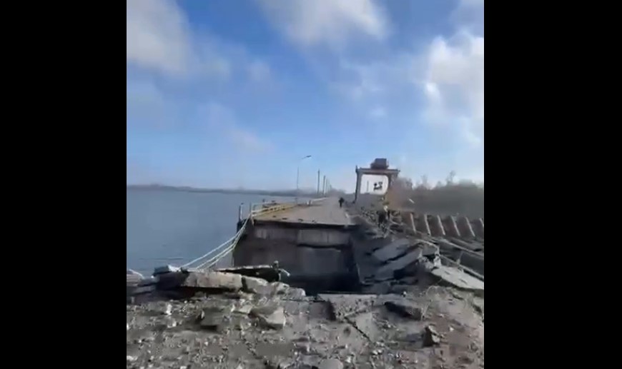 Россия атаковала плотину в Харьковской области