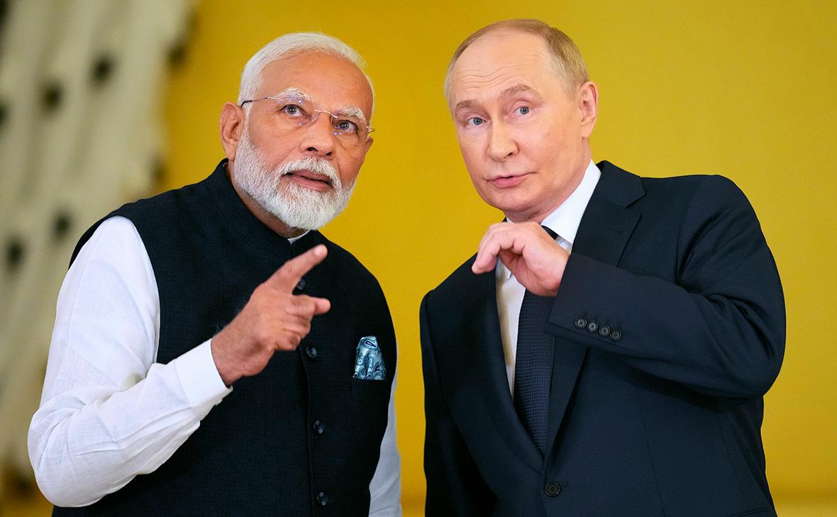 В Индии начались переговоры Путина и Моди