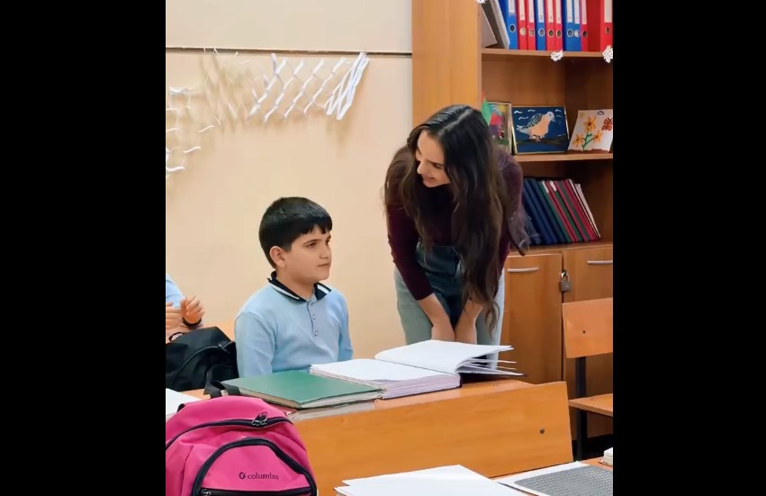 Лейла Алиева обнародовала публикацию о посещении школы-интерната