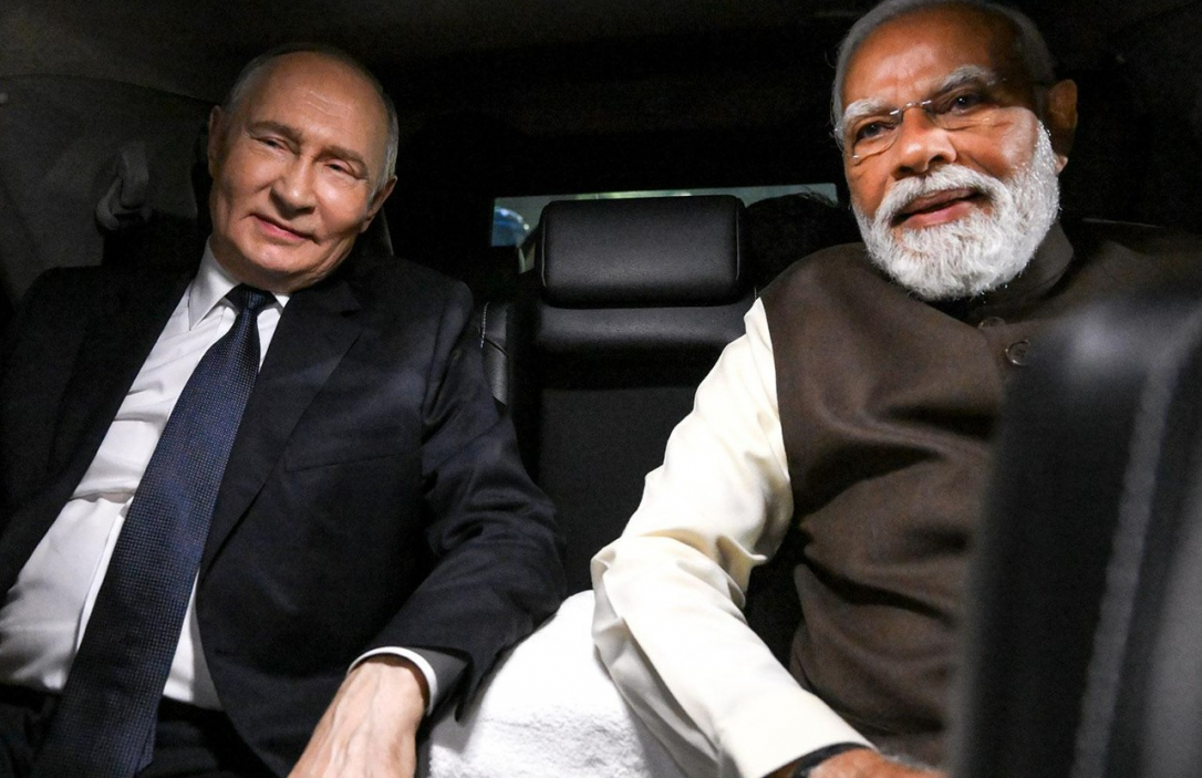 Моди опубликовал пост на русском языке по случаю приезда Путина