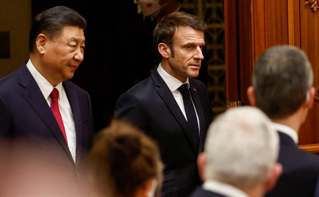 Макрон и Си Цзаньпин