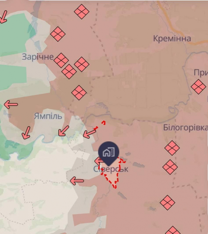 ВСУ оставили Северск