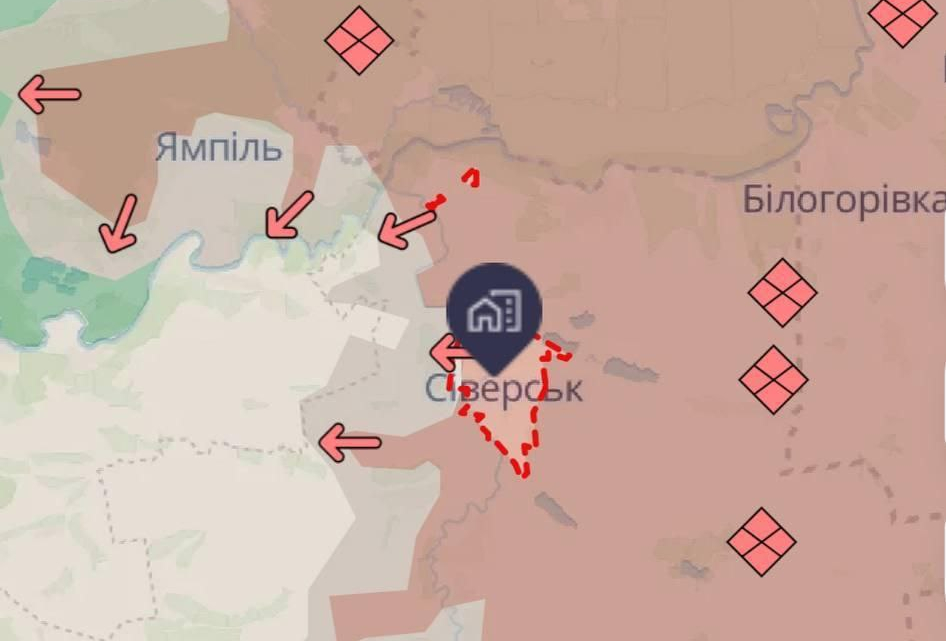 ВСУ оставили Северск