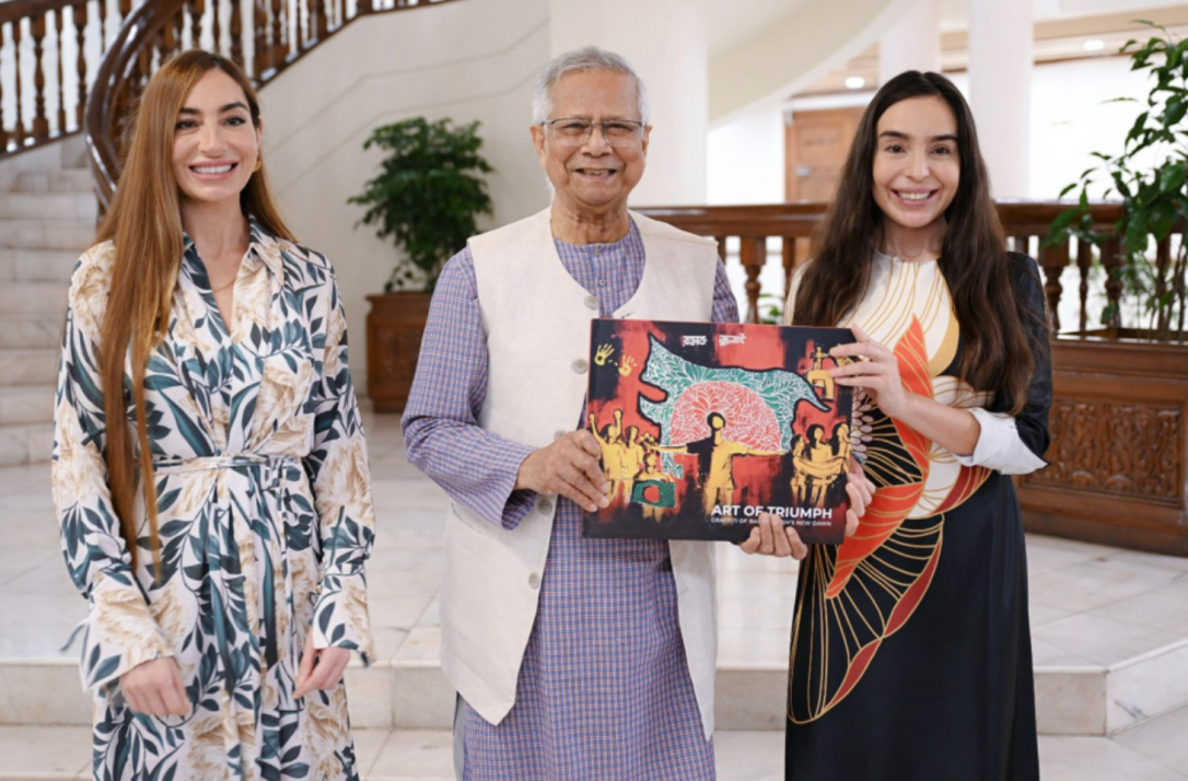 Лейла и Арзу Алиевы встретились с главным советником временного правительства Бангладеш