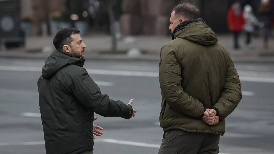 Ермака заметили у резиденции Зеленского