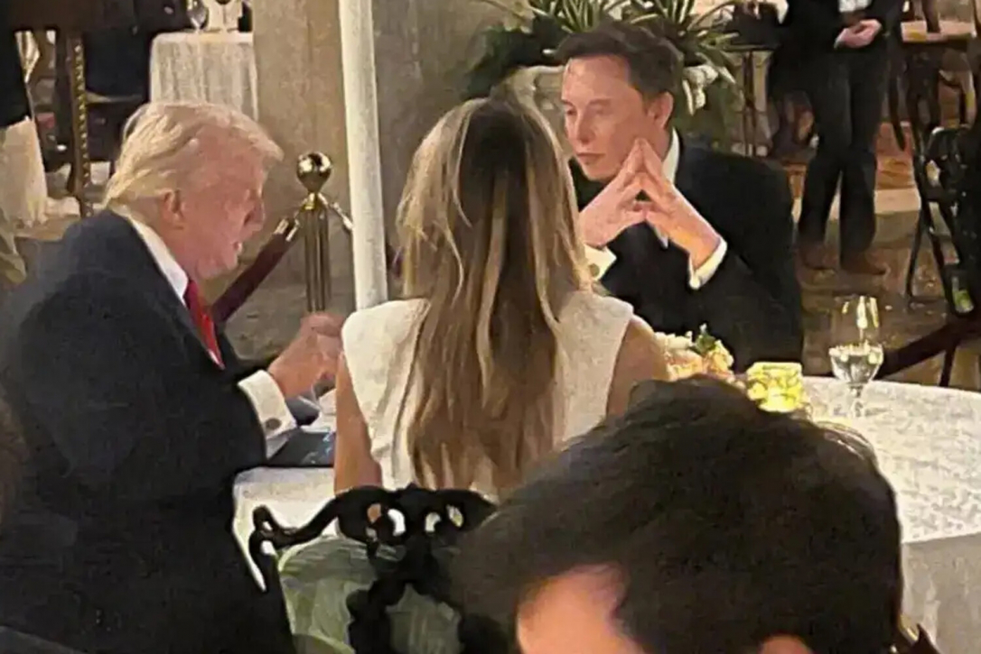 Маск поужинал с Трампом