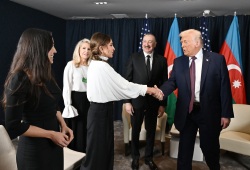 Алиев и Трамп обсудили стратегическое партнёрство в Давосе. Фотографии