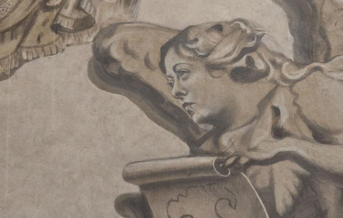 Ангел с лицом Мелони появился после реставрации фрески в Риме 2 Ангел с лицом Мелони появился после реставрации фрески в Риме