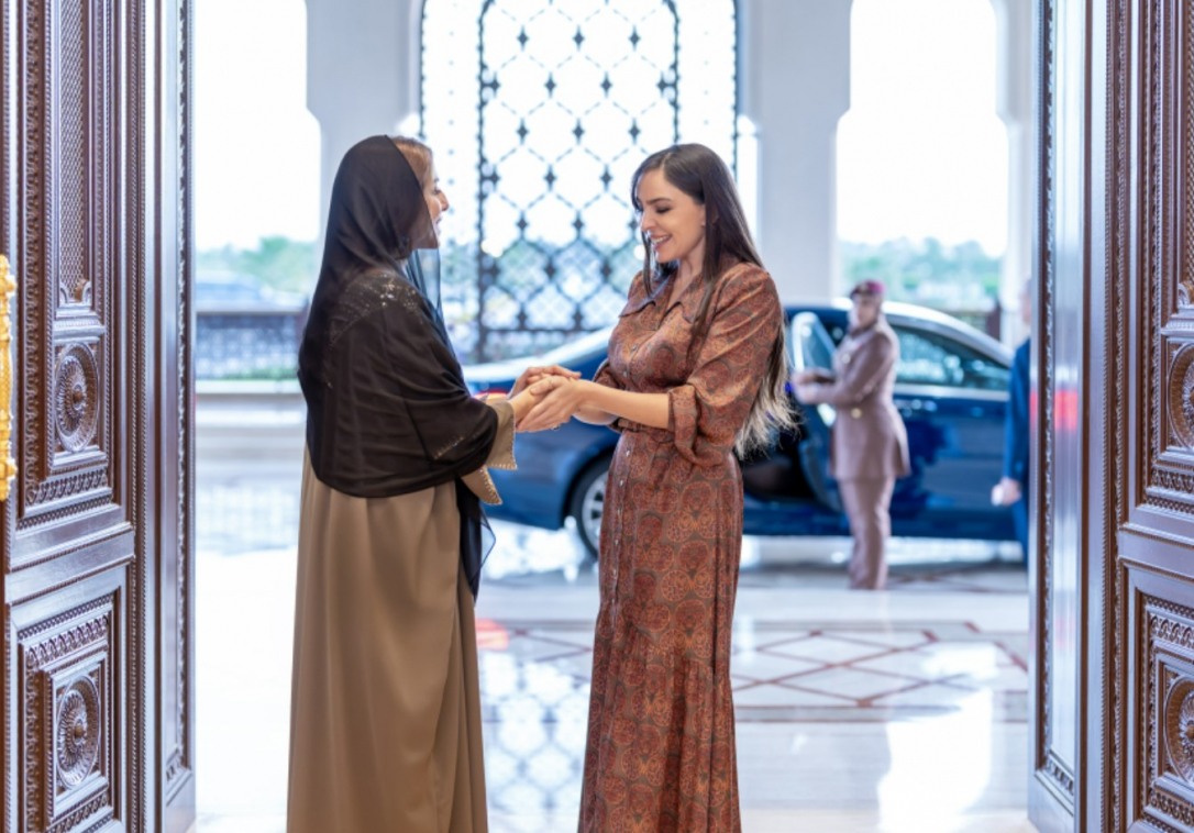 Лейла Алиева встретилась с первой леди Омана