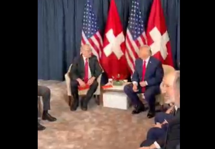 Президент Швейцарии и Трамп обменялись комплиментами