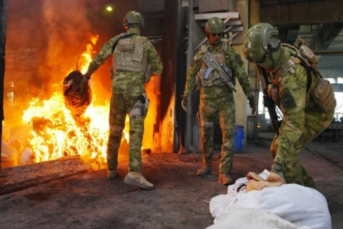 В Азербайджане сожгли наркотики на 52 млн манатов