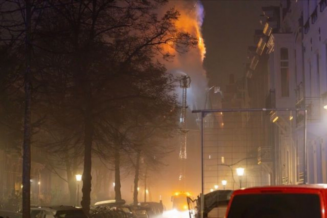 Пожар уничтожил историческую церковь в Амстердаме