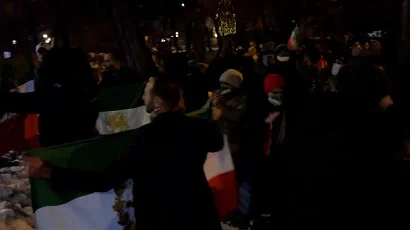 Сторонники Пехлеви устроили митинг перед посольством Ирана в Ереване