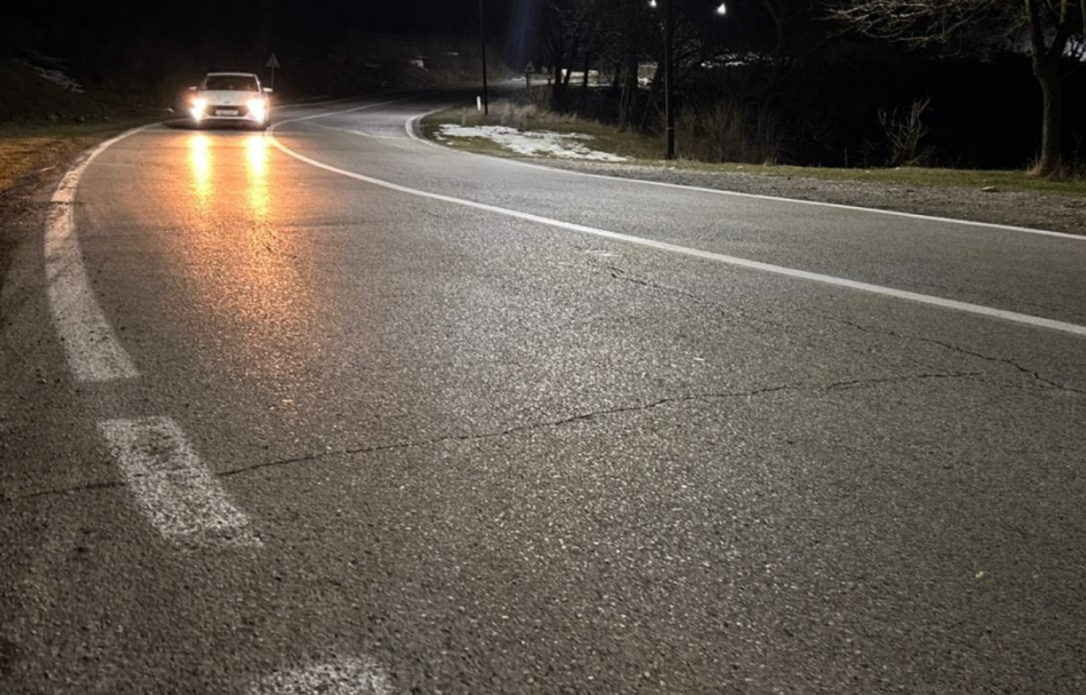 В Джалилабаде просела дорога