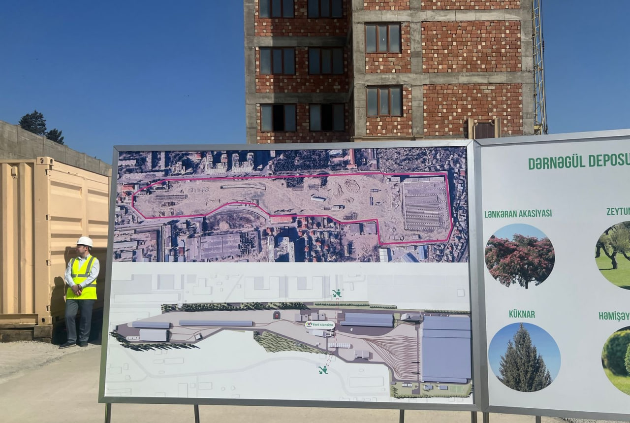 В Баку реализуется проект электродепо «Дарнагюль» в рамках разделения линий