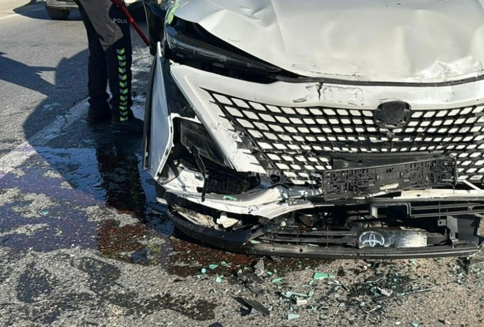 Шесть автомобилей столкнулись в Сумгайыте