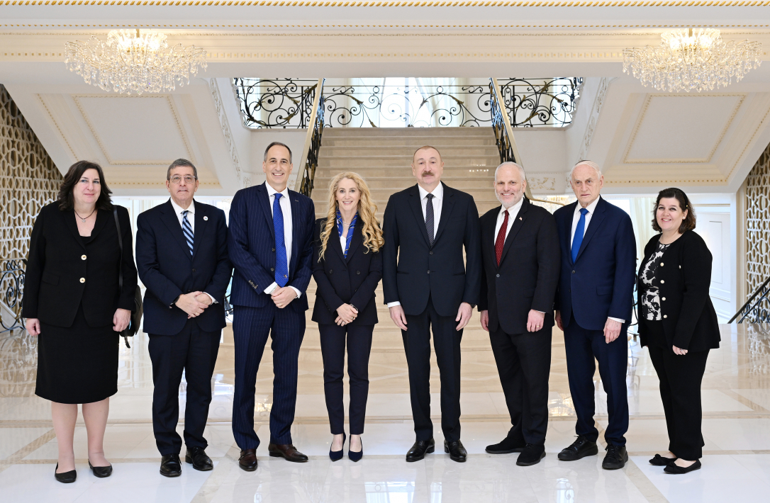 Алиев принял главу Конференции президентов ведущих еврейских организаций в США