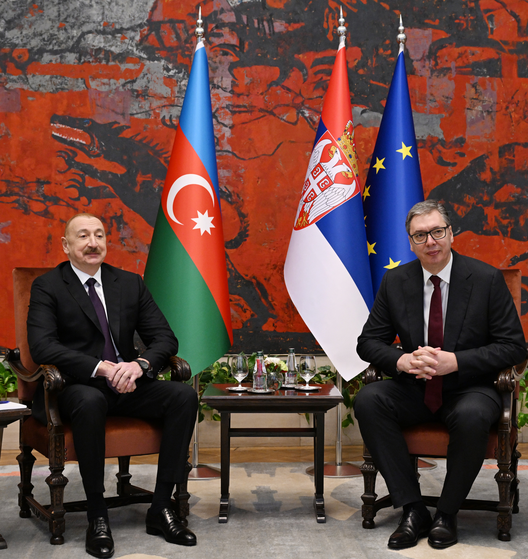 Ильхам Алиев встретился с Вучичем