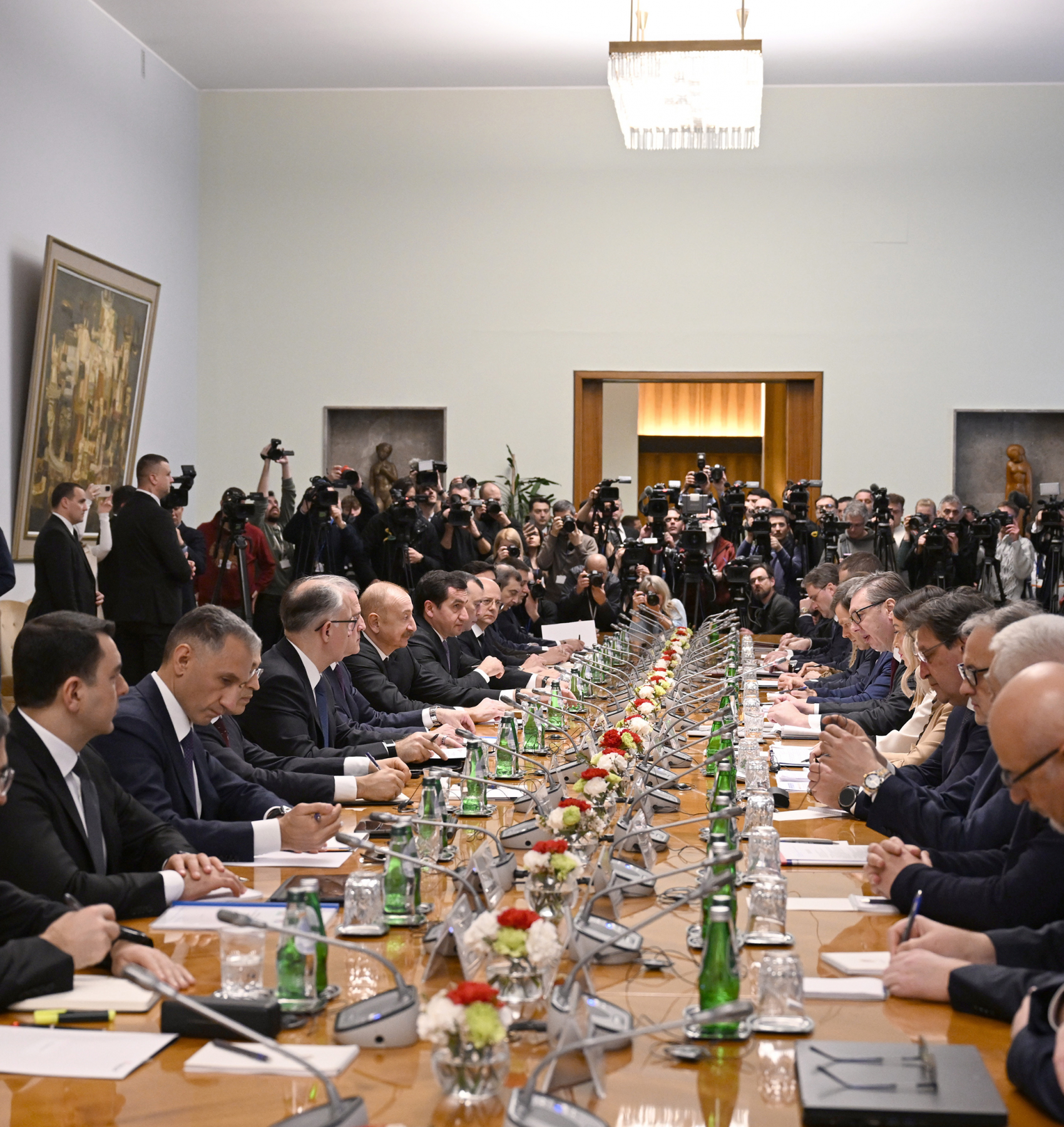 Ильхам Алиев встретился с Вучичем