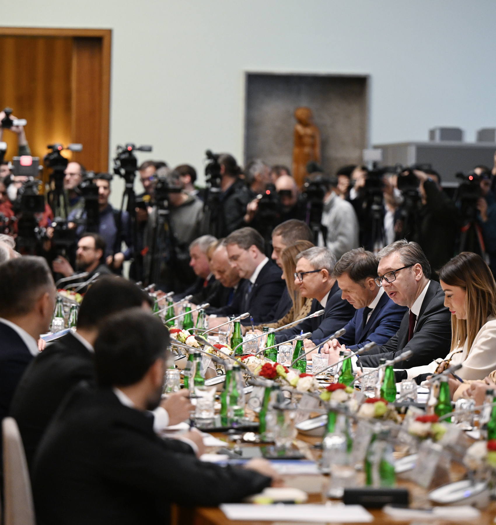 Ильхам Алиев встретился с Вучичем