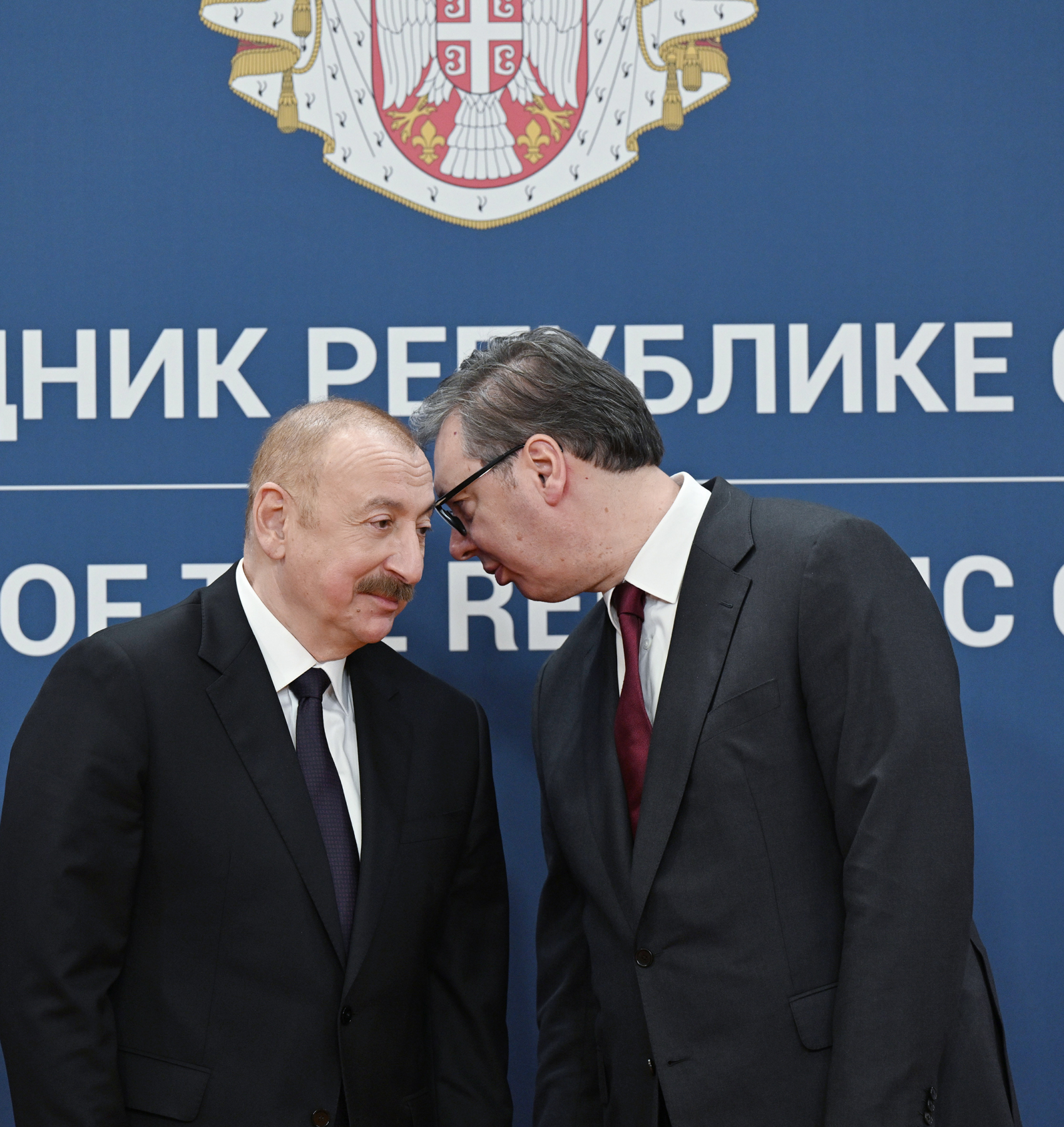 Алиев встретился с Вучичем, состоялся обмен документами между странами