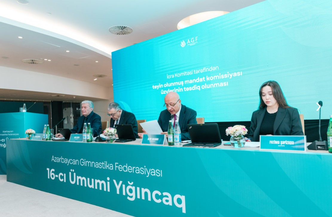 Мехрибан Алиева переизбрана президентом Федерации гимнастики