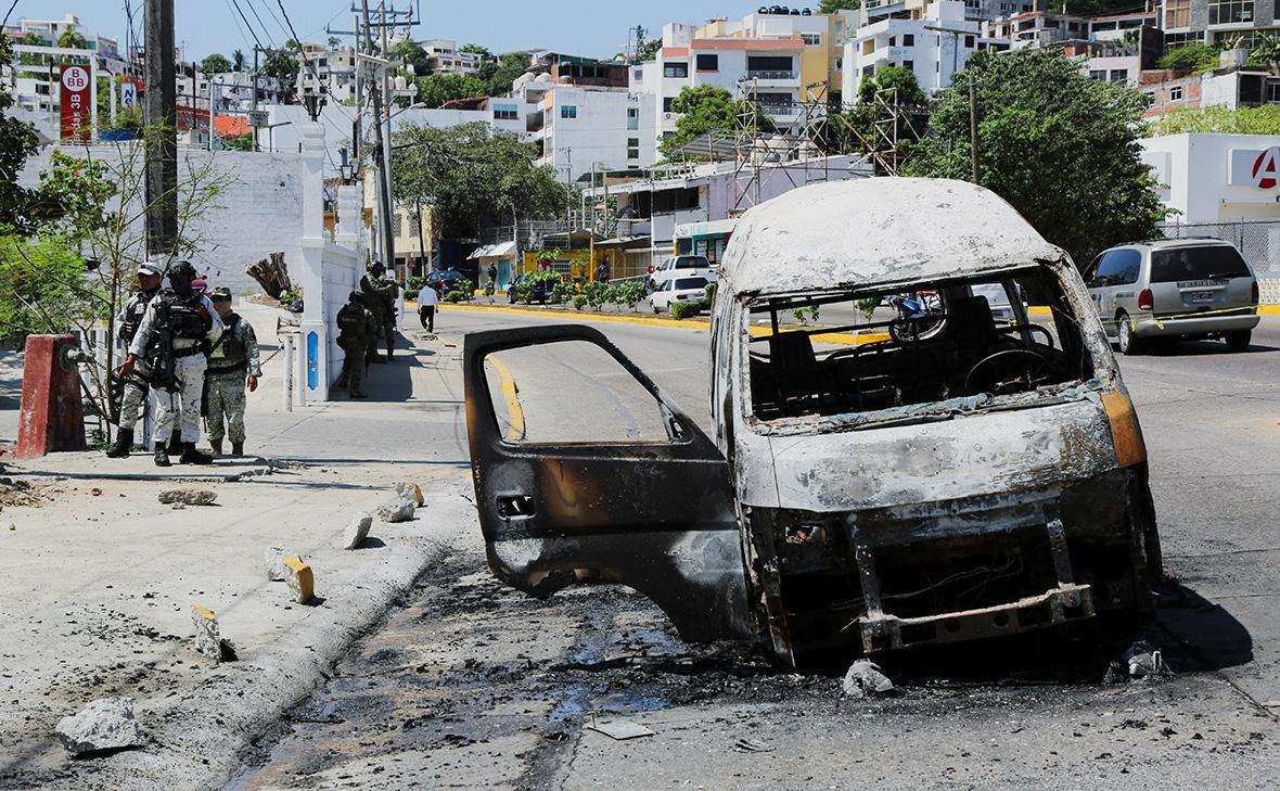 Названо число погибших в беспорядках после смерти наркобарона в Мексике