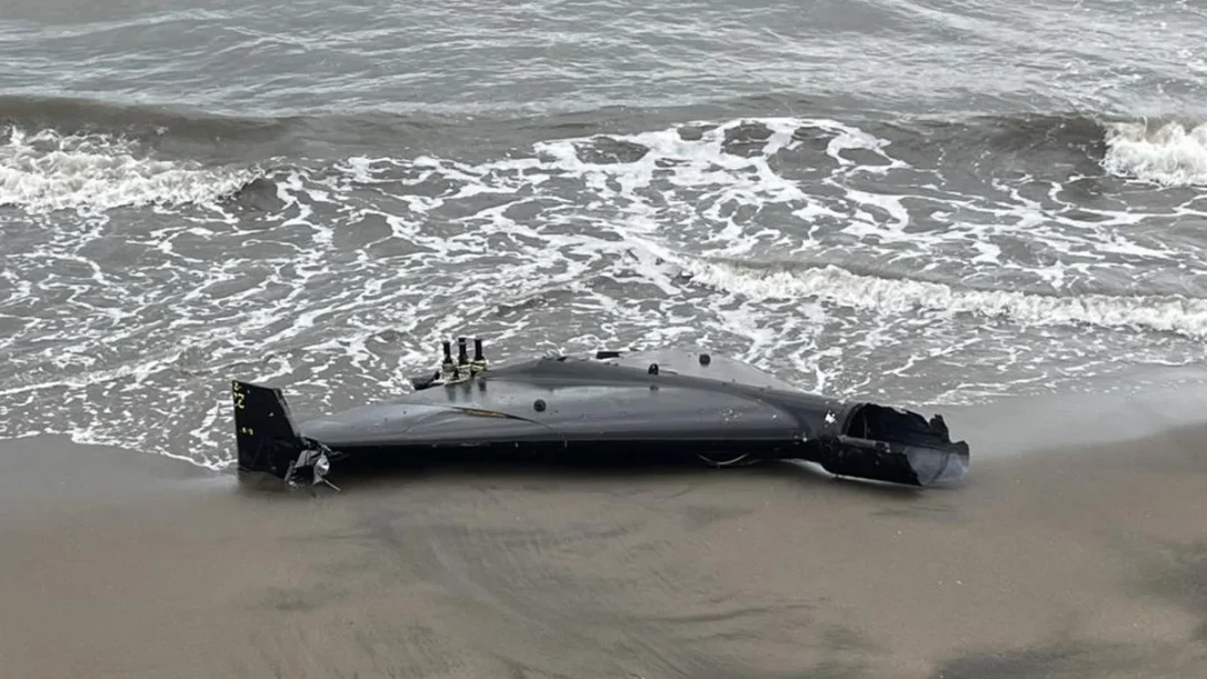 На побережье Турции выбросило российский дрон